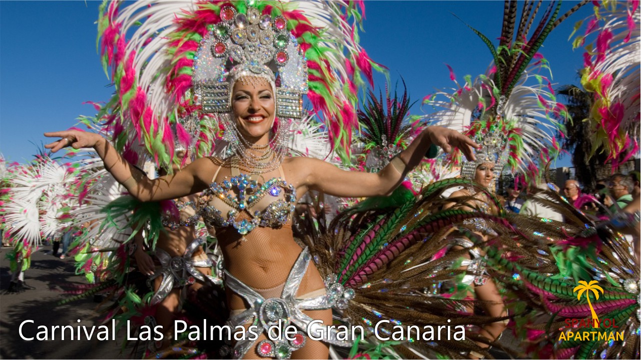 jelmezes nő Carnival Las Palmas de Gran Canarián